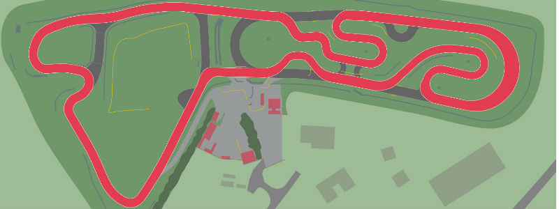 Teeside Karting international circuit layout